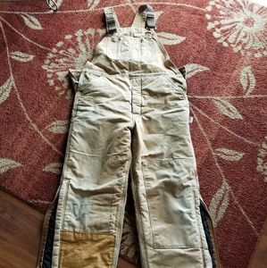 Mens carhartt quilted/lined overalls
